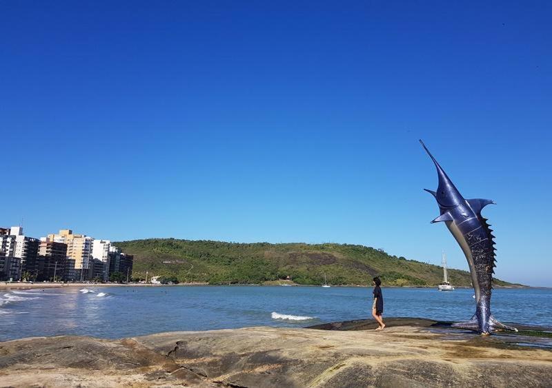 Апартаменты Praia Do Morro - Guarapari - Apto 2 Quartos Com Internet - Piscina - Ar Split - Edificio Gil Nogueira Экстерьер фото